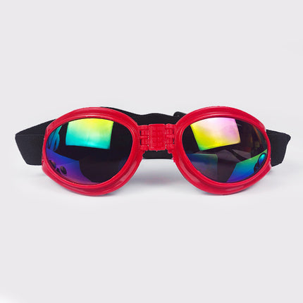 UV French Bulldog Sunglasses - Red / Length 12cm width 5cm - Frenchie Complex Shop