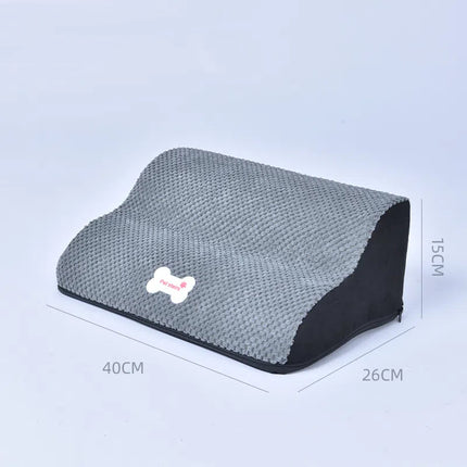 French Bulldog Stairs - Grey 2 steps - Frenchie Complex Shop