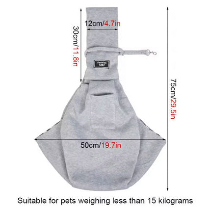 French Bulldog Sling Carrier Bag - Brown - Frenchie Complex Shop