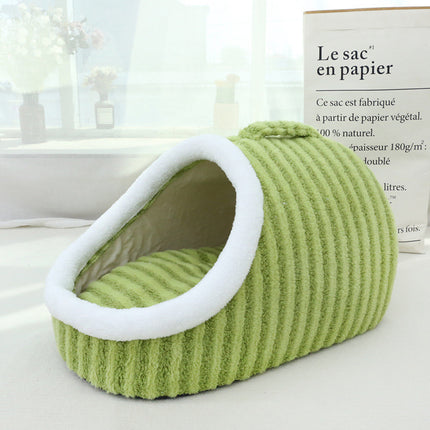 Warm Nest French Bulldog Bed - Green / S - Frenchie Complex Shop