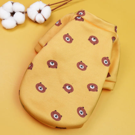 Bear French Bulldog Pajama - XS / Yellow - Frenchie Complex Shop