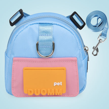 Adjustable Harness French Bulldog Backpack - Blue / M - Frenchie Complex Shop