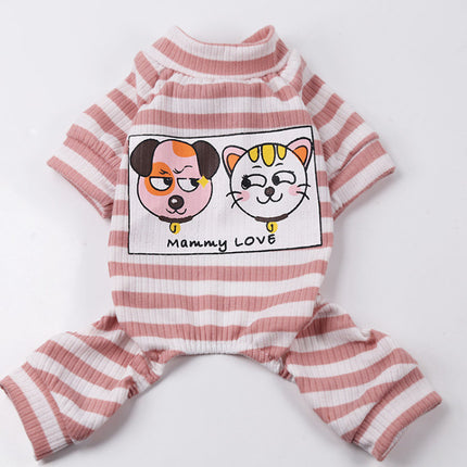 French Bulldog Jumpsuit Pajamas - Pink / XS - Frenchie Complex Shop