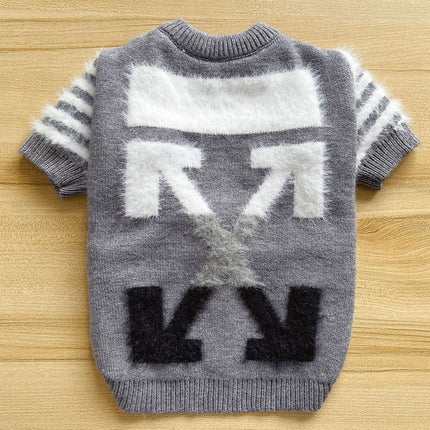 Off Gray Frenchie Sweater - S / Gray - Frenchie Complex Shop