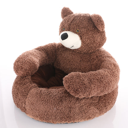 Bear French Bulldog Beds - Brown / S - Frenchie Complex Shop
