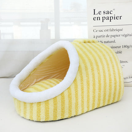 Warm Nest French Bulldog Bed - Yellow / S - Frenchie Complex Shop