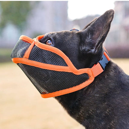 ComfortFit™ French Bulldog Muzzle - Red / XXS - Frenchie Complex Shop