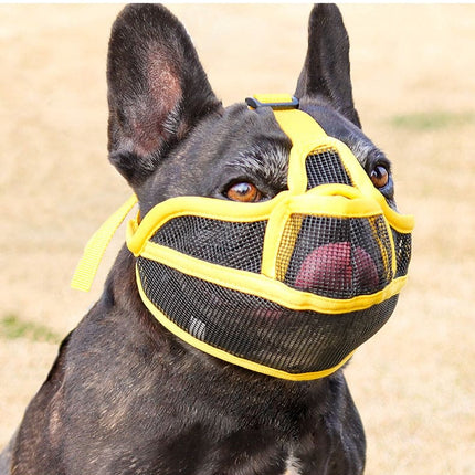 ComfortFit™ French Bulldog Muzzle - Red / XXS - Frenchie Complex Shop