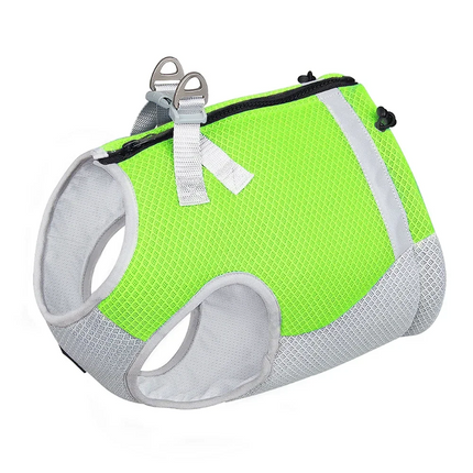 Cooling French Bulldog Harness Vest - S / Green - Frenchie Complex Shop
