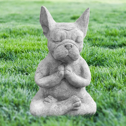 Time For Yoga French Bulldog Statue - Frenchie Complex Shop