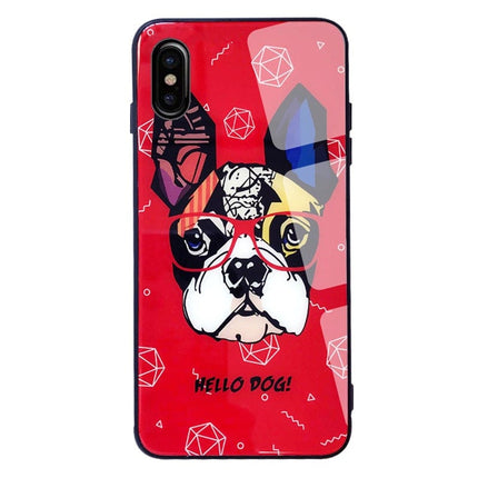 French Bulldog Glass iPhone Case - Red / iPhone6 - Frenchie Complex Shop