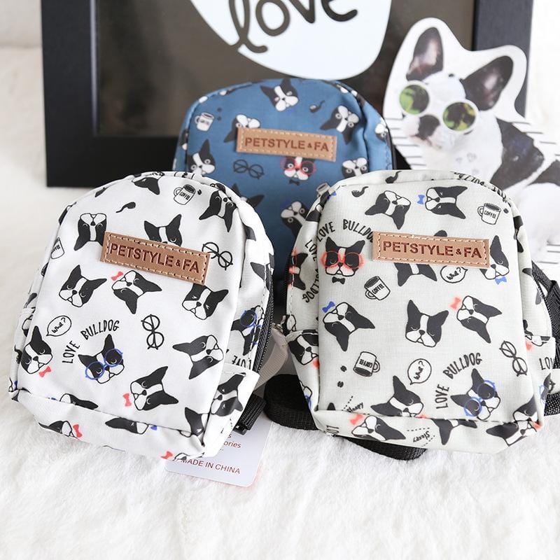 Printed Frenchie Self Backpack - Frenchie Complex Shop