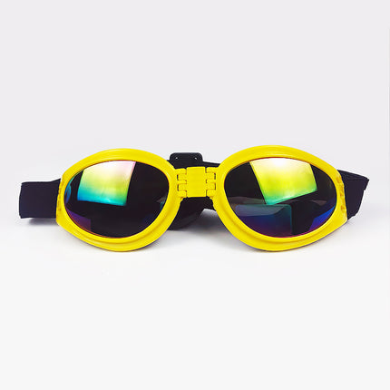 UV French Bulldog Sunglasses - Yellow / Length 12cm width 5cm - Frenchie Complex Shop