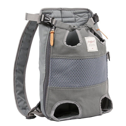 Outdoor French Bulldog Backpack - Grey - Frenchie Complex Shop