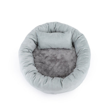 French Bulldog Warm Bed - Light Grey / S - Frenchie Complex Shop