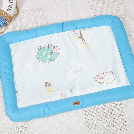 French Bulldog Elegant Bed - Blue / 55x38x5cm - Frenchie Complex Shop