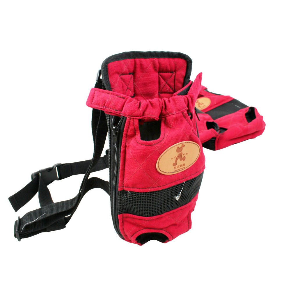 French Bulldog Carrier Backpack - Red / S - Frenchie Complex Shop