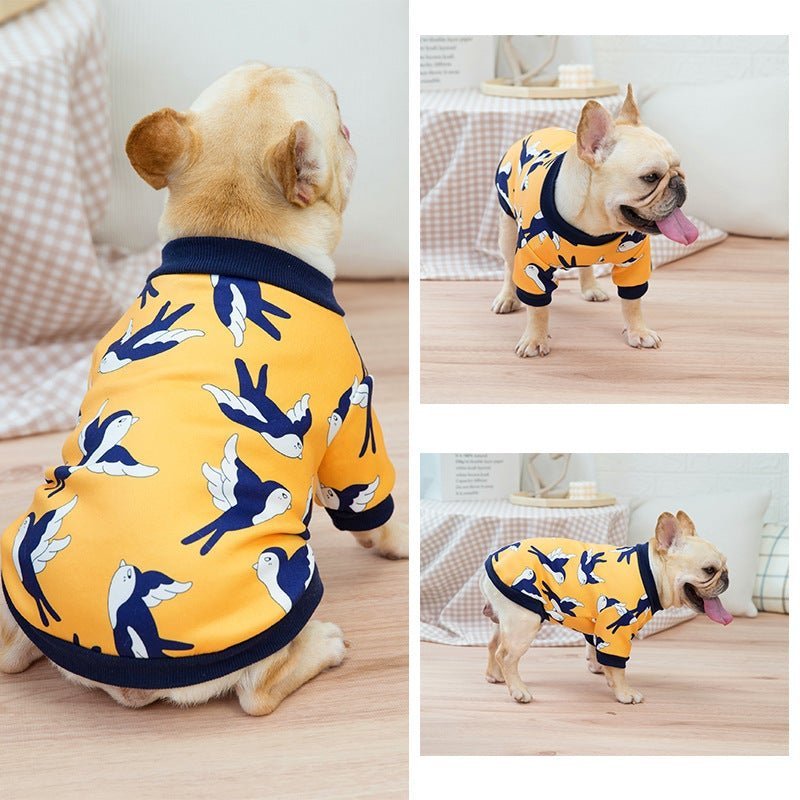 Birds French Bulldog Sweater - Frenchie Complex Shop