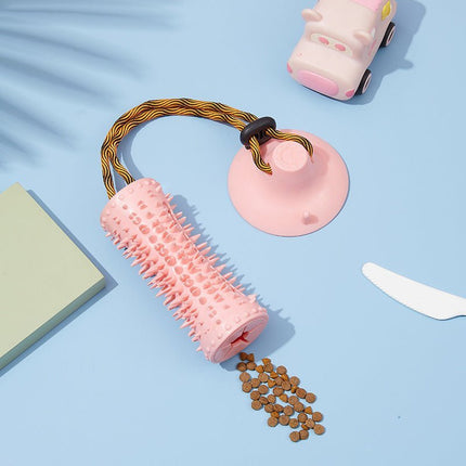 Tooth Cleaning Chew Toy - Pink - Frenchie Complex Shop