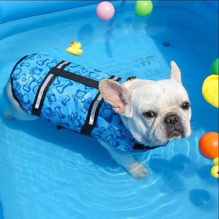 French Bulldog Life Vest - Blue / XXS - Frenchie Complex Shop