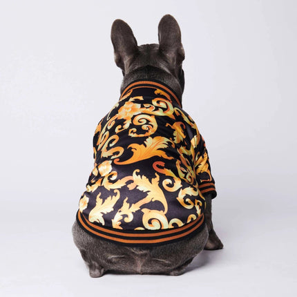 French Bulldog Gold Jacket - S - Frenchie Complex Shop