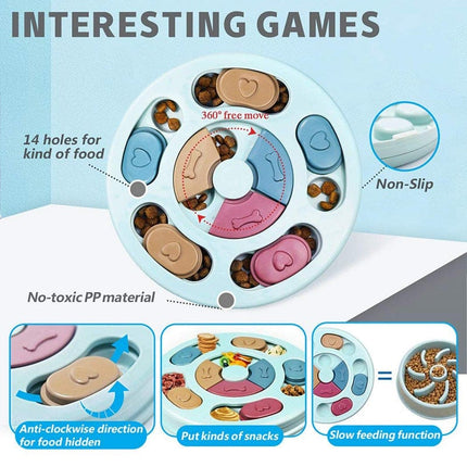 French Bulldog IQ Food Dispenser - Frenchie Complex Shop