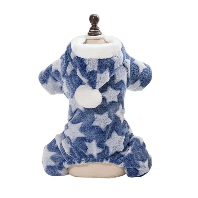 Ultra Warm French Bulldog Pajama - S / Blue - Frenchie Complex Shop