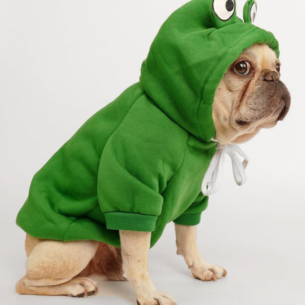Frog French Bulldog Hoodie - Frenchie Complex Shop