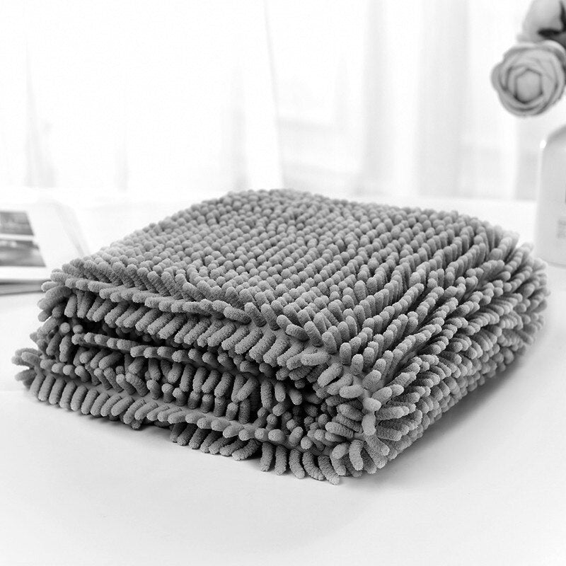Super Absorbent Dog Bath Towel - Gray / S - 60x35cm - Frenchie Complex Shop