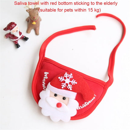 Christmas Frenchie Hat & Bandana - Red Bibs - Frenchie Complex Shop