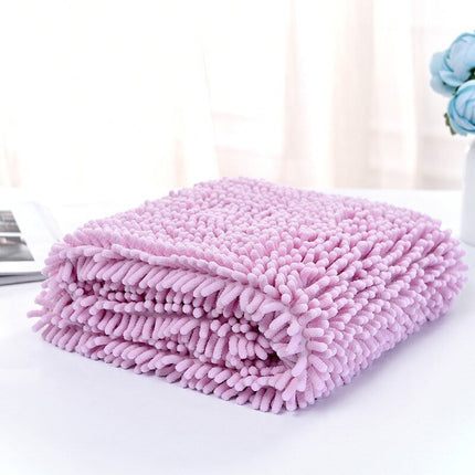 Super Absorbent Dog Bath Towel - Pink / S - 60x35cm - Frenchie Complex Shop