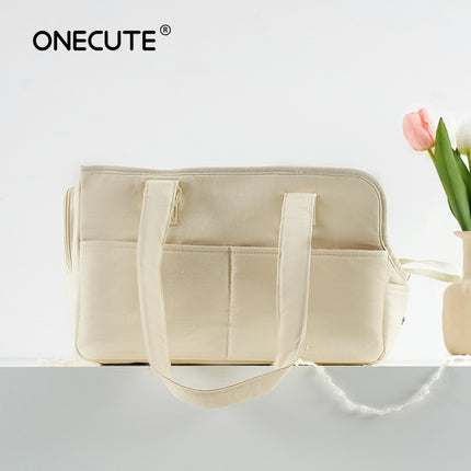 French Bulldog Shoulder Bag Carrier - Beige / S 38*17*25 - Frenchie Complex Shop