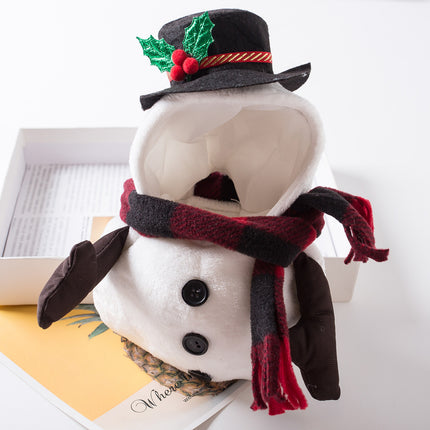 Snowman Christmas French Bulldog Costume - S - Frenchie Complex Shop