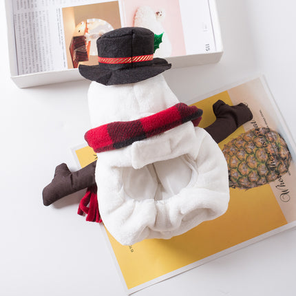 Snowman Christmas French Bulldog Costume - S - Frenchie Complex Shop