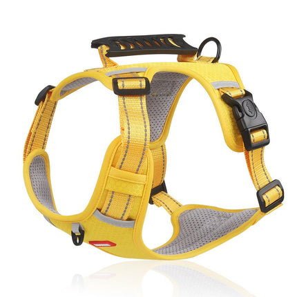 Comfy French Bulldog Harness - Yellow / XS - Frenchie Complex Shop
