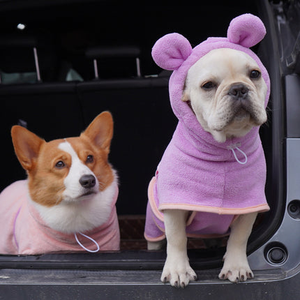 French Bulldog Bath Microfiber Hoodie Blanket - Frenchie Complex Shop