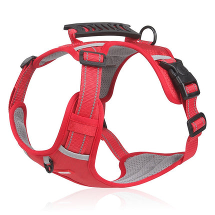 Comfy French Bulldog Harness - Red / XS - Frenchie Complex Shop