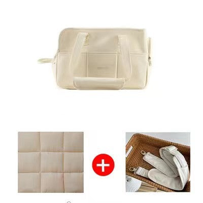 French Bulldog Shoulder Bag Carrier - Beige / S 38*17*25 - Frenchie Complex Shop