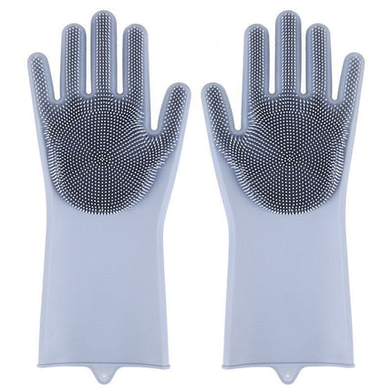 Dog Grooming Gloves - Dark Grey - Frenchie Complex Shop