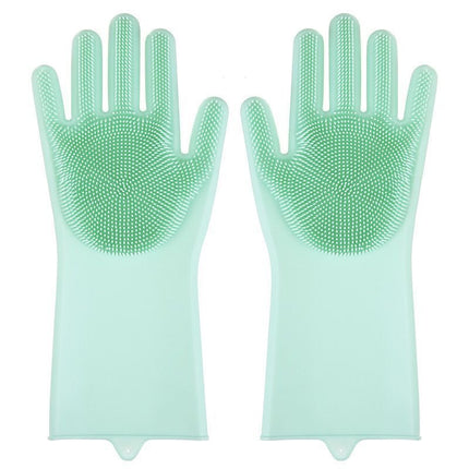 Dog Grooming Gloves - Green - Frenchie Complex Shop