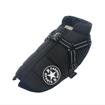 Frenchie Complex® Waterproof Winter Vest - Black / S - Frenchie Complex Shop