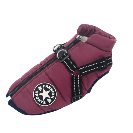 Frenchie Complex® Waterproof Winter Vest - Purple / S - Frenchie Complex Shop