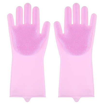 Dog Grooming Gloves - Pink - Frenchie Complex Shop