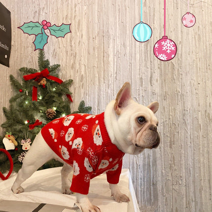 Wool French Bulldog Christmas Sweater - Frenchie Complex Shop