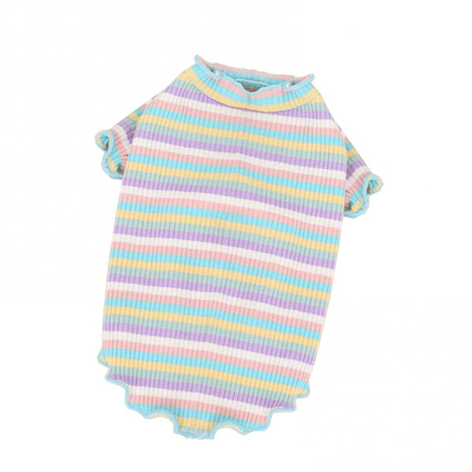 Rainbow French Bulldog Pajama - XS / Green - Frenchie Complex Shop