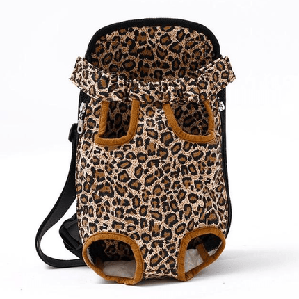 Small French Bulldog Backpacks - Leopard / S - Frenchie Complex Shop