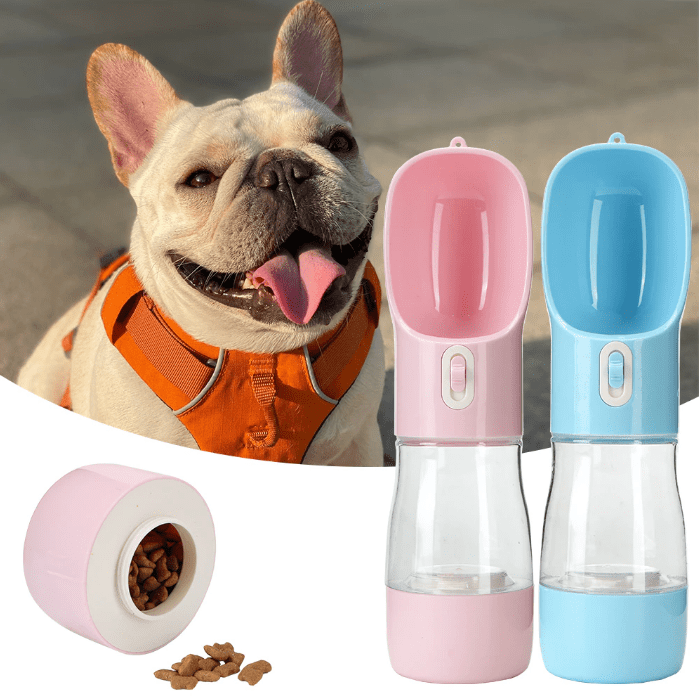 Portable Water & Food Bottle - Frenchie Complex Shop