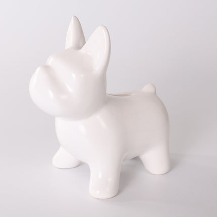 French Bulldog Coin Statue - White - Frenchie Complex Shop