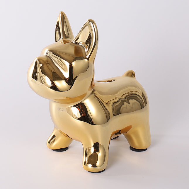 French Bulldog Coin Statue - Gold - Frenchie Complex Shop