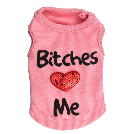 Love Me Shirt for Frenchies - Pink / XXS - Frenchie Complex Shop